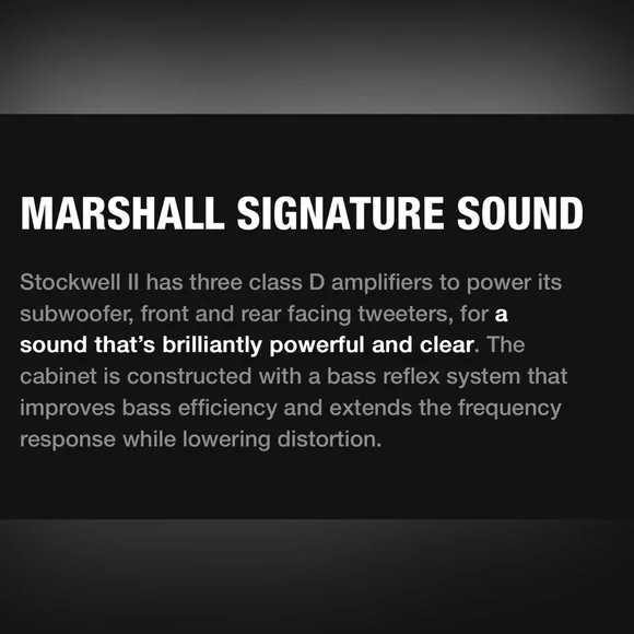 Marshall Stockwell II Portable Bluetooth speaker - Picture 13 of 16